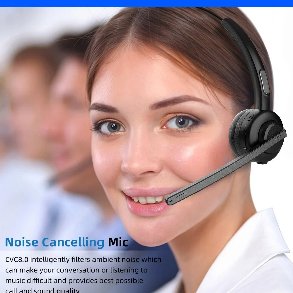 TH10B Headset Bluetooth Headset Truck Driver Wireless Headset Active Noise Reduction BT8926B2