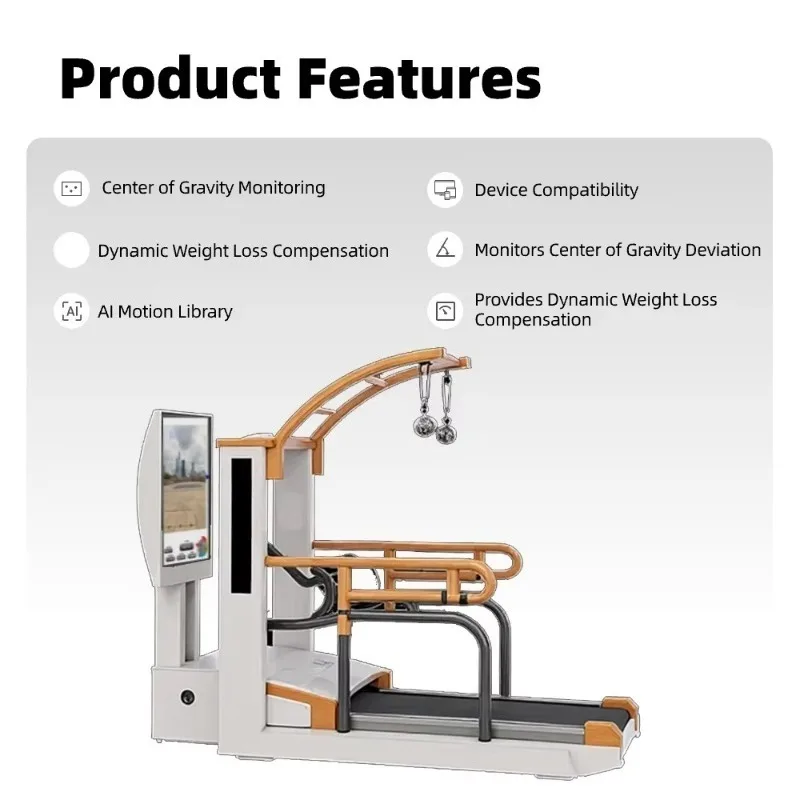 Sports Rehabilitation Exercise Equipment Gravity Center Monitoring Dynamic Weight Loss Compensation Multiple Ai Movements Device