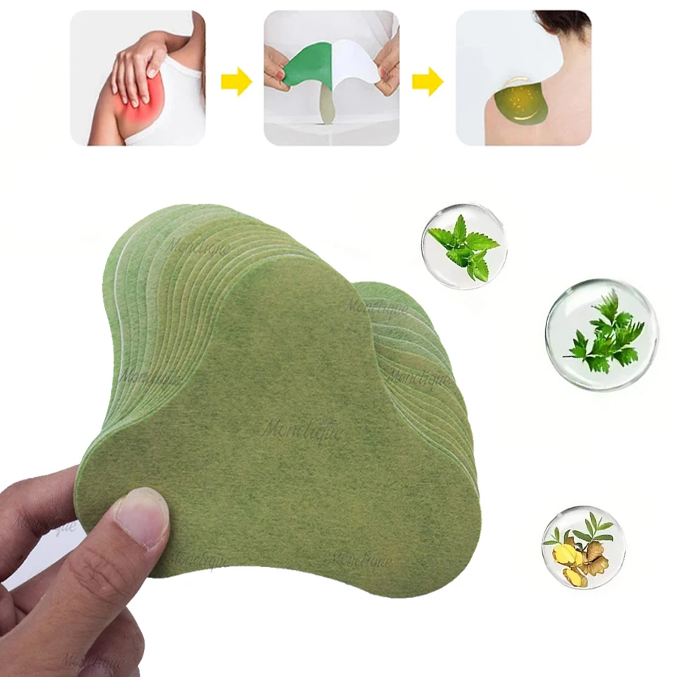 

Neck Back Mugwort Patch Neck Arthritis Care Stickers Relax Muscle Wormwood Patch For Fitness Yoga Sports