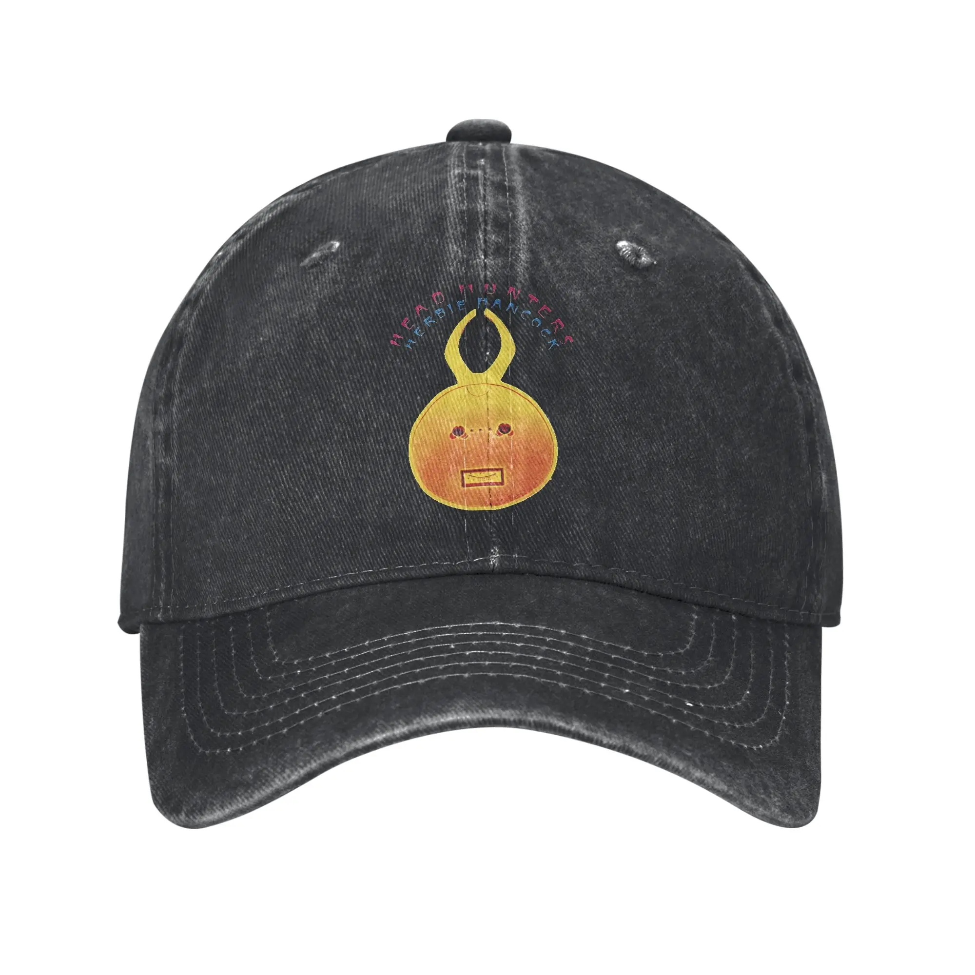 Unisex Herbie Hancock - Master of Funk and Jazz Printed Hat Classic Distressed Denim  Baseball Cap Adjustable