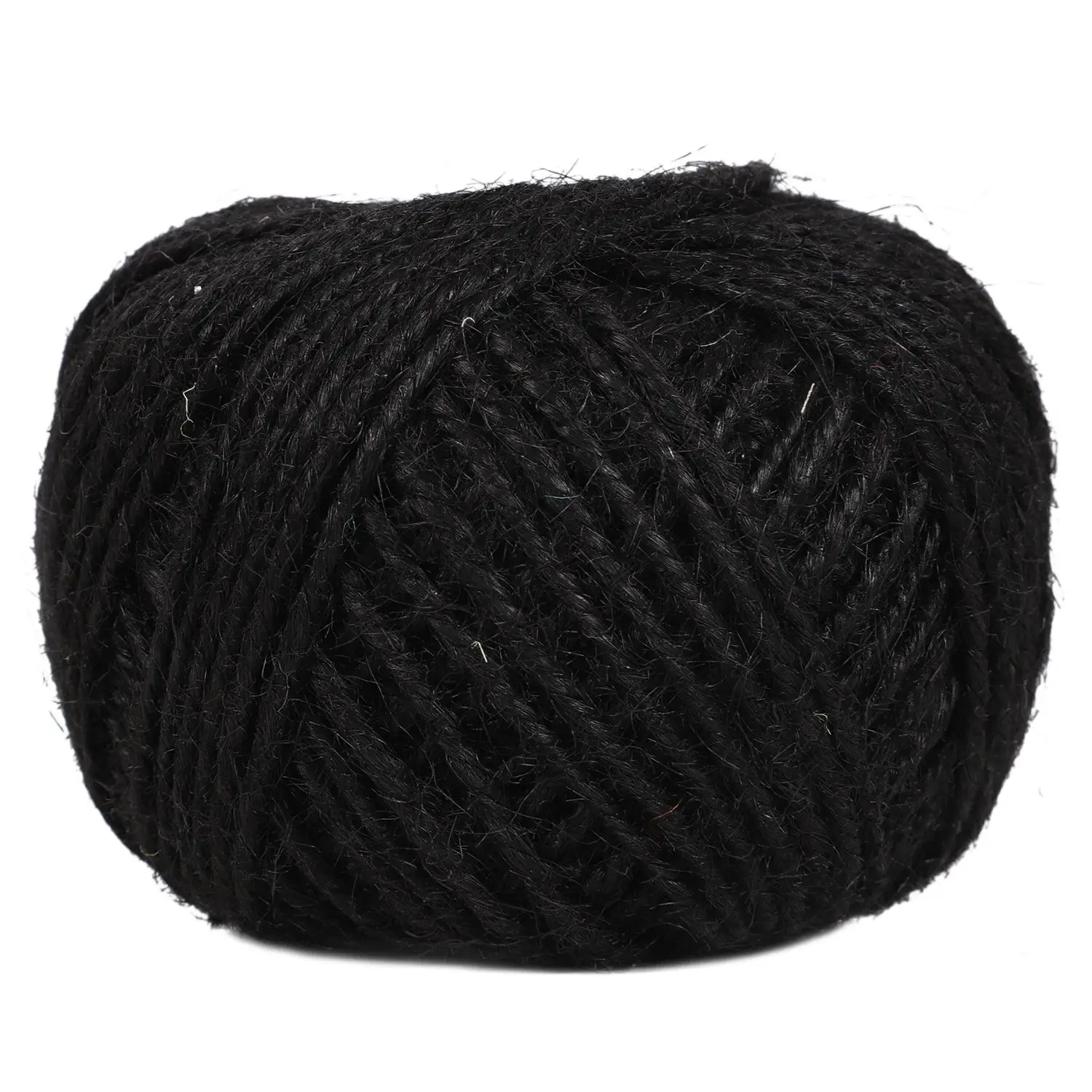 Corde de jute noire pour l'artisanat, le scrapbooking et le jardinage, 50m