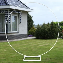 Circular Arch Garden Wedding Metal Stand Birthday Anniversary Party Balloon Iron Ring Scene Decoration Baby Shower Supplies