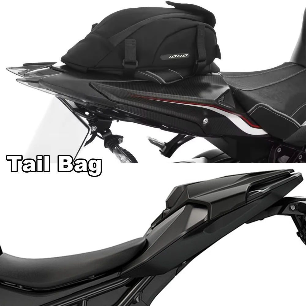 New Motorcycle Accessories Rear Seat Tail Bag Storage Bag Waterproof Black ﻿For BMW S1000RR HP4 S1000R M1000RR M1000R