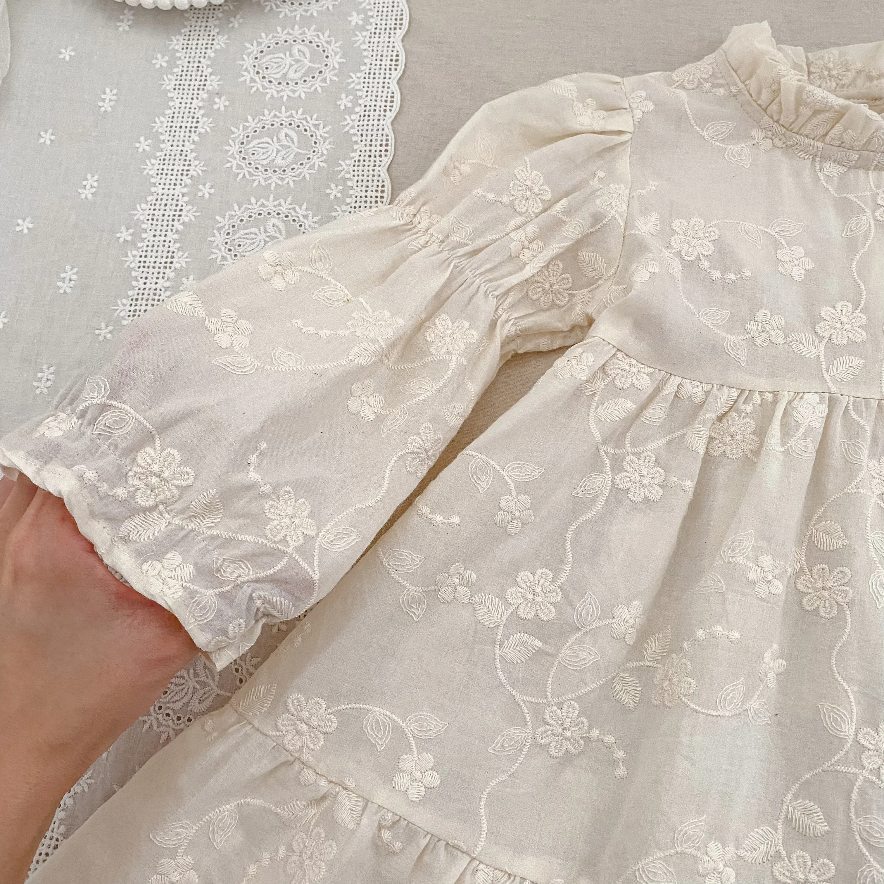 Neue Herbst 0-6Yrs Schwester Kleid Mädchen Party Kleid Baby Mädchen Stickerei Strampler Schwester Geburtstag Party Baumwolle Kinder Prinzessin Kleider – Detail 16