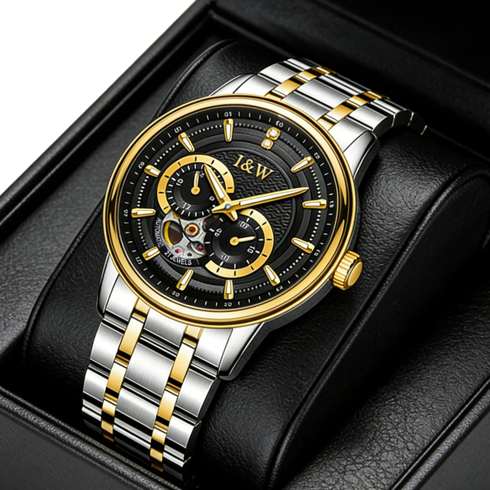 

Carnival Brand High-End Luxury MIYOTA Movement Mechanical Watch for Men Waterproof Sapphire Fashion Hollow Automatic Watches Men