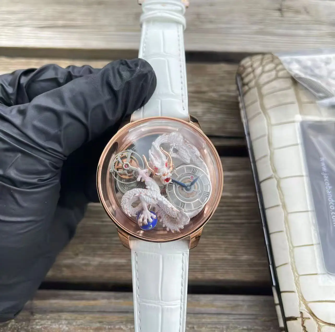 Celestial Tourbillon Oriental Dragon Men's Watch High end Precision Watch Sapphire Glass