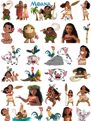 Disney cartoon movie Moana princess Clothing stickers self-adhesive Patches for clothes Ironing applications