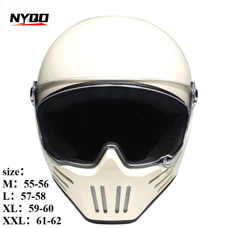 

Motorcycle Helmet Full Face casco moto Helmet Vintage Chopper Retro helmets capacete de motocicleta modular helmet DOT Approval