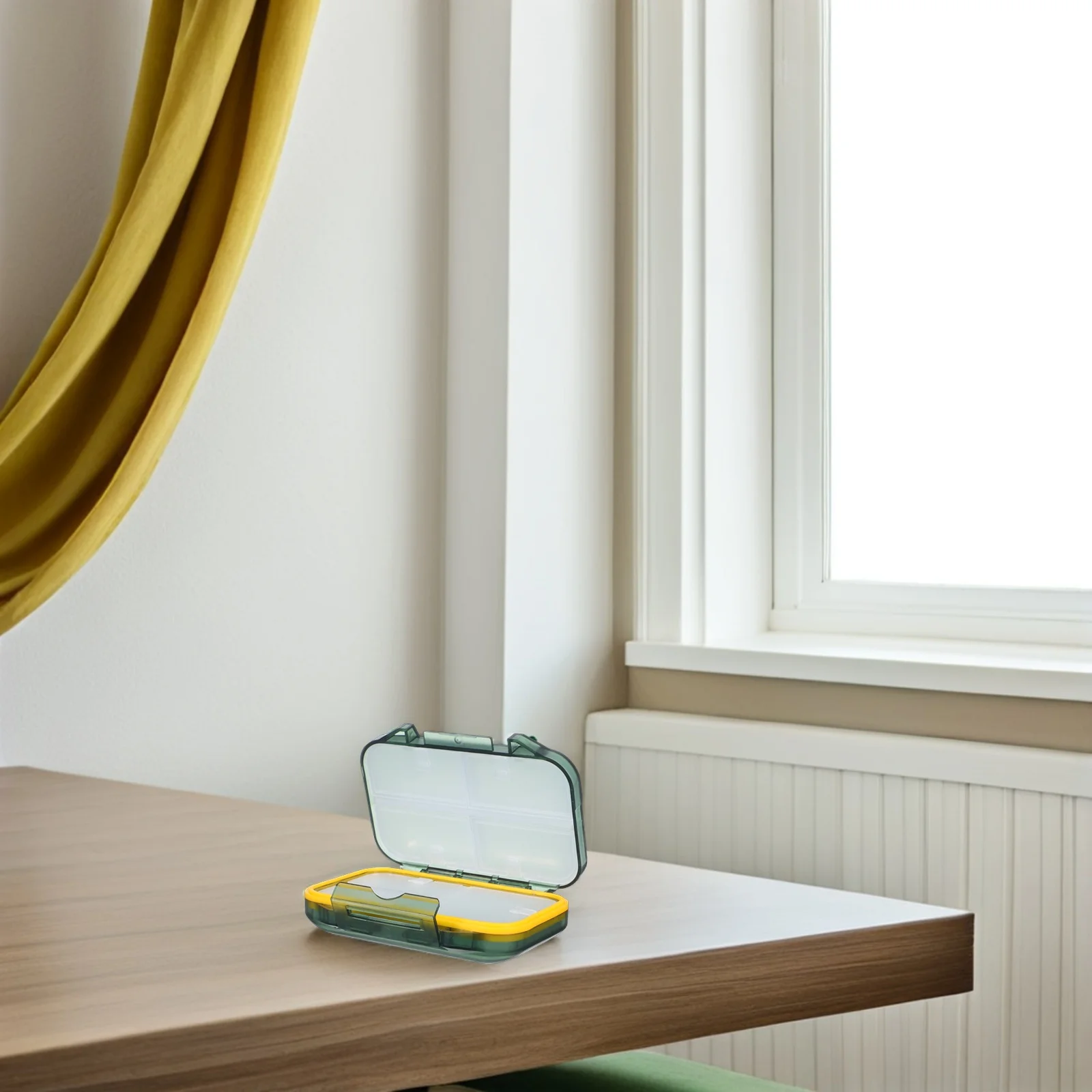 

Портативный водонепроницаемый органайзер для таблеток, двухслойный, прозрачный, большой емкости, 7 секций, герметичный, влагостойкий, для еженедельного использования