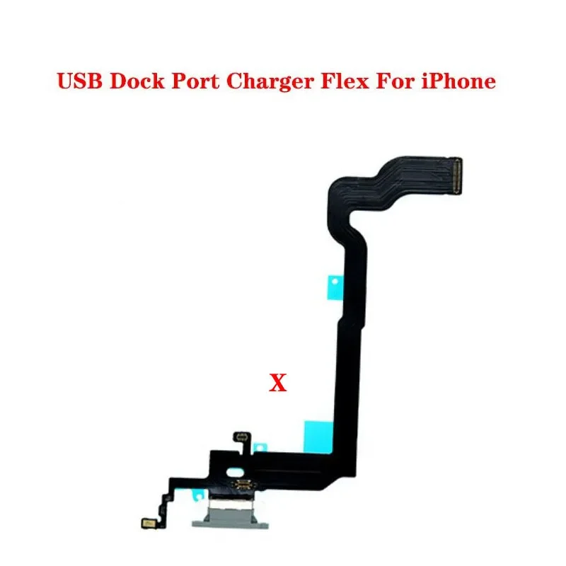 10 Stück USB-Ladeans chluss Ladegerät Dock-Anschluss Flex kabel für iPhone x xr xs max Telefon Ersatzteile