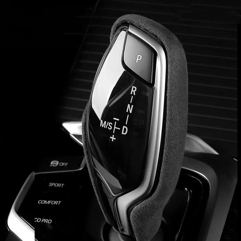 

Car Gear Shift Knob Cover LHD Protector Interior Accessories Auto Trim For BMW 5 Series 6 Series GT 7 Series X3 X4