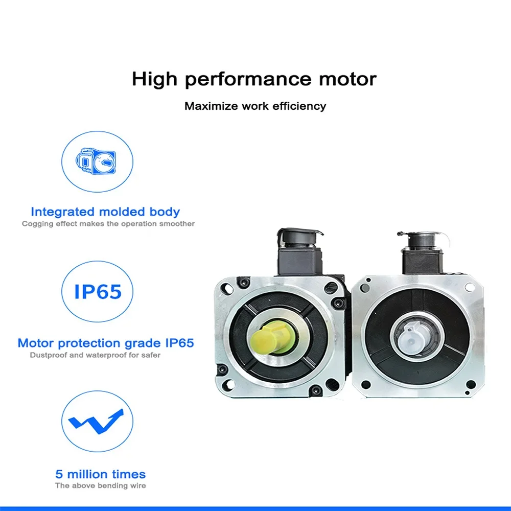 H100S Advanced Servo Drive System with 400W and 750W Motors for Industrial Automation