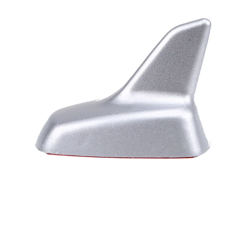 5,3 x 6 x 8,5 cm, universell passend für die meisten Autos, Außenantennenabdeckung, Dekoration, Silber/Schwarz/Weiß, Auto-Außenantennenzierleiste, Styling – Detail 4