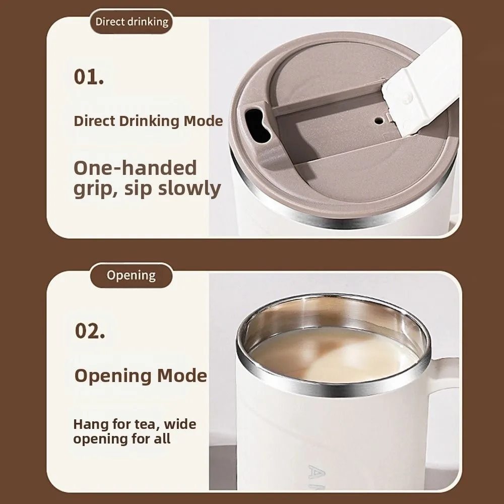 

Durable 500ml Insulated Coffee Cup Double-layer Simple Thermos Cup Non-Slip with Tea Strainer Vacuum Water Bottle Outdoor Sports