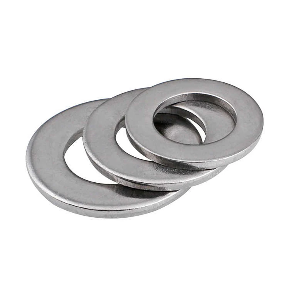 M1 M2 M3 M4 M5 M6 O-type Flat Washer OD 4-40mm 304 Stainless Steel Flat Washer Plain Gasket Round Sealing Gasket for Screw Bolts