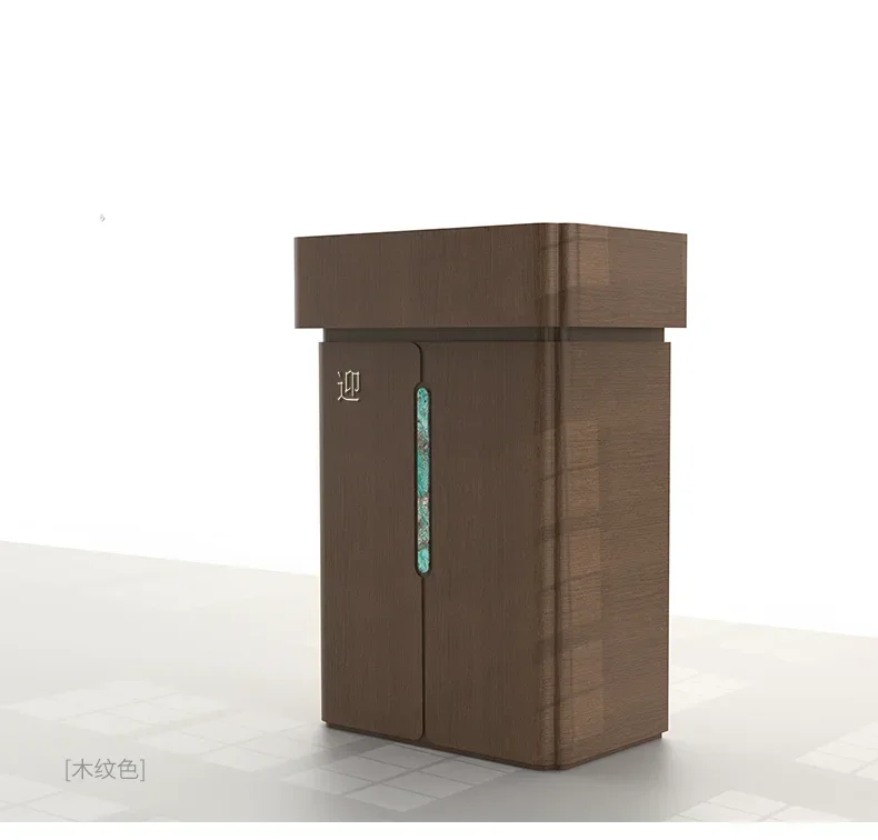 الاستقبال، استشارة مطعم بسيطة وحديثة، تخصيص طاولة أمين الصندوق الصينية الجديدة المصنوعة من الفولاذ المقاوم للصدأ