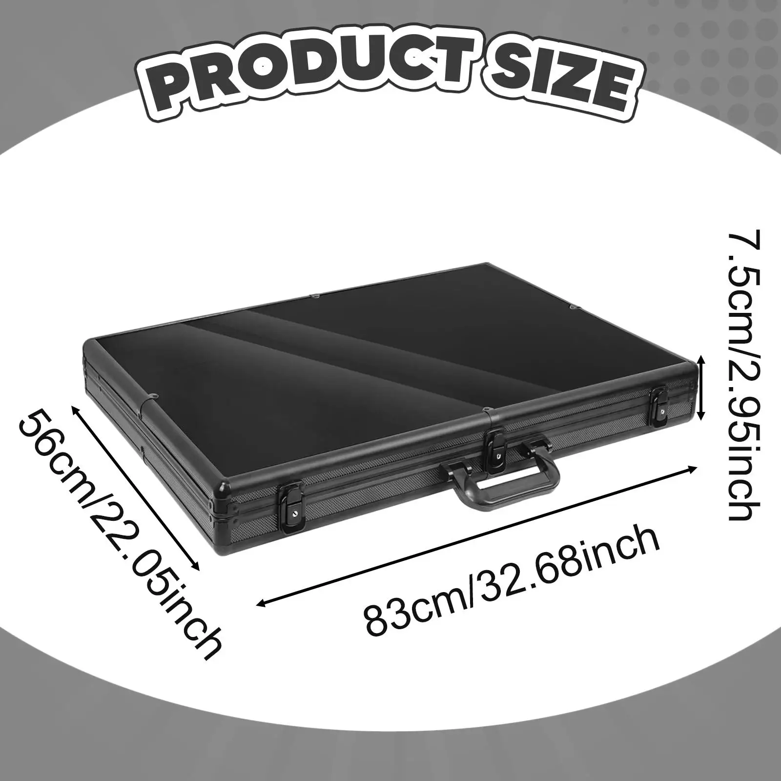 Trading Card Display Case Collectible Card Container Portable Dustproof with Handle for Earring Conventions Exhibition Badges