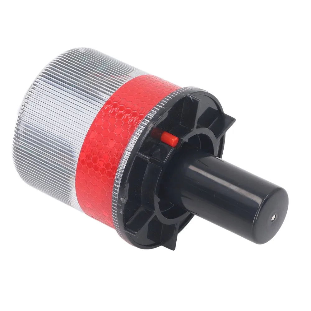 PC Shell LED Alarm Light Reflective Design Switch Control Solar Powered Strobe Light Solar Powered Waterproof LED Strobe Light