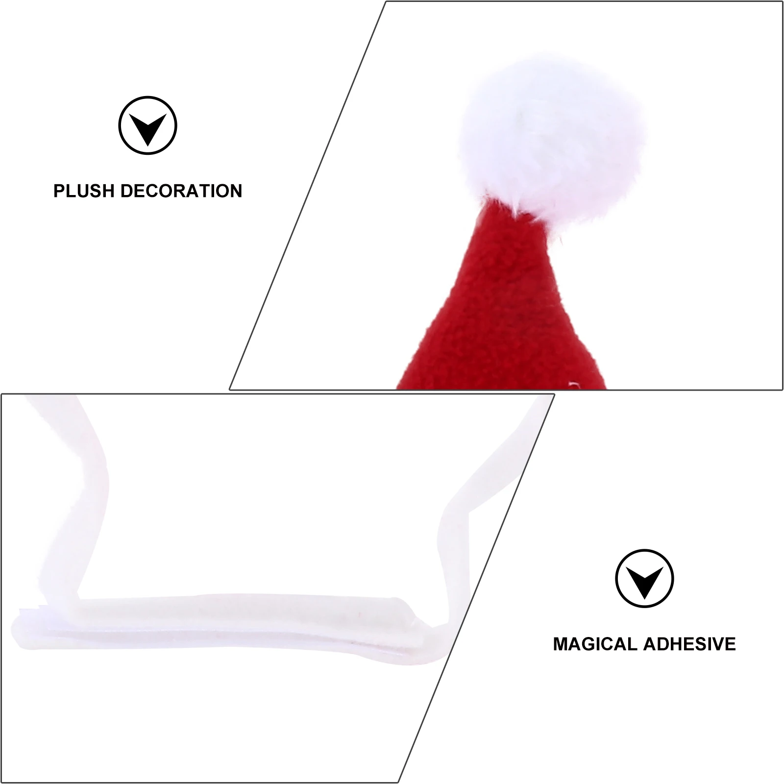 

2Pcs Christmas Pet Hat Scarf Set Dog Cat Festival Costume Accessory Party Props Decoration Christmas Pet Scarf