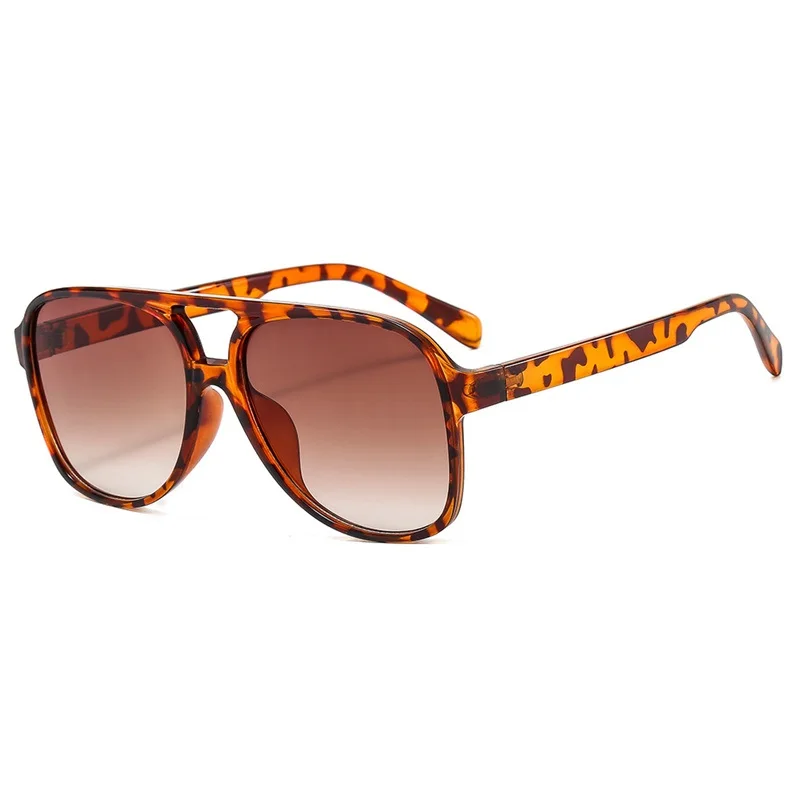 Occhiali da sole di personalità a doppio raggio di moda di marca di lusso Occhiali ombreggianti casual retrò 2025 Occhiali da vista Hip Hop Oculos De Sol Nuovo