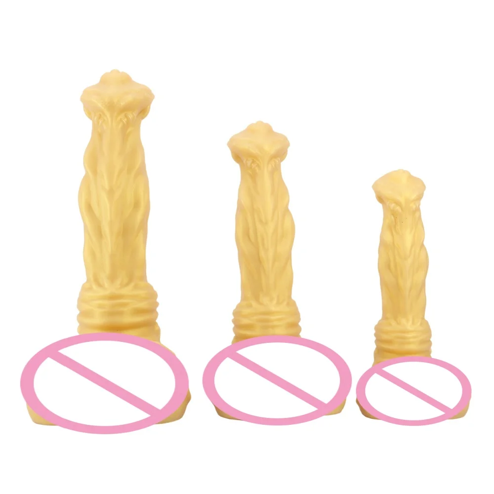 Giant Horse Cock Dildo Soft Monster Realistic Penis Masturbator Fantasy SM Prostate Massager Vaginal Anal Dilator Adult Sex Toys