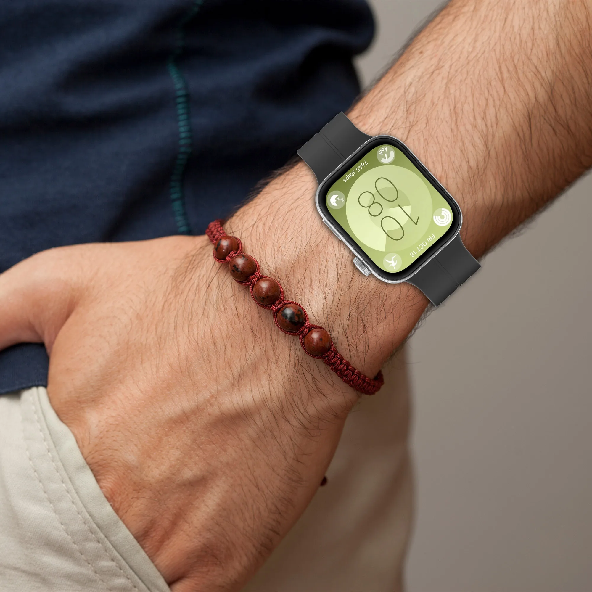 Loop Magnetik untuk Aksesori Tali Jam Tangan Huawei Fit 3 Pengganti Silikon Gelang Correa untuk Jam Tangan Huawei Fit3 Fit 3 Band