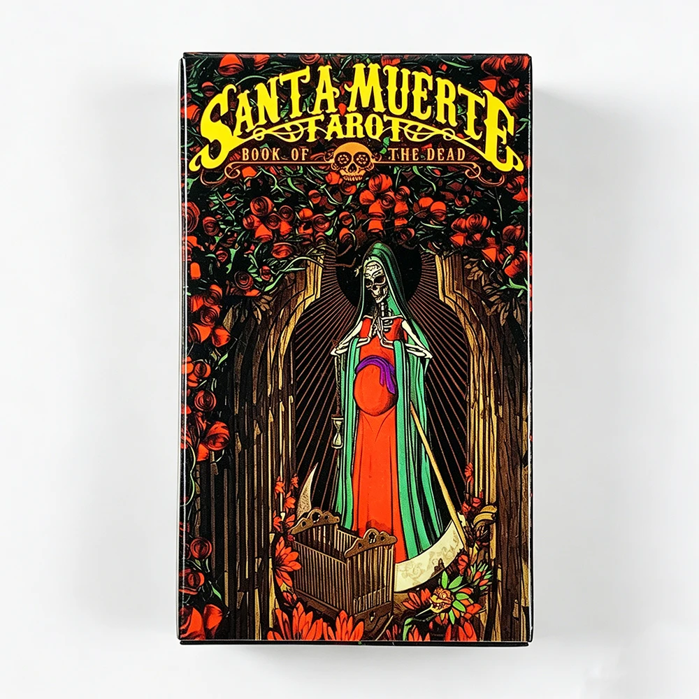 Santa Muerte Tarot Deck 78 Full Tarot Cards Mysterious Divination Deck Spiritual Meditation Fortune Telling Halloween Gifts