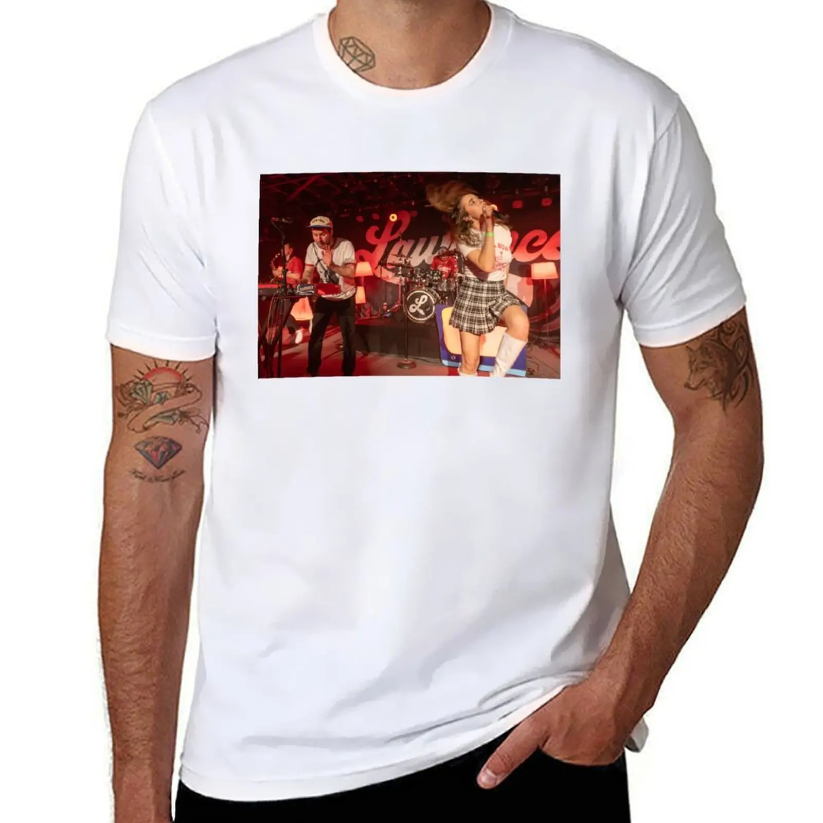 

Lawrence - March 12, 2022 - Stone Pony (Asbury Park, NJ) T-Shirt man t shirts for men casual mens graphic t shirts T-Shirt