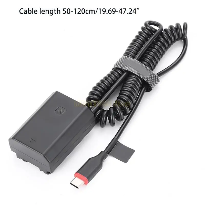 F62C Type-C إلى FZ100 CARMAY CAMARY CABLE CABLE A7C A7III A7RIII A7SIII A7RM4 A7RIV A9 A9II