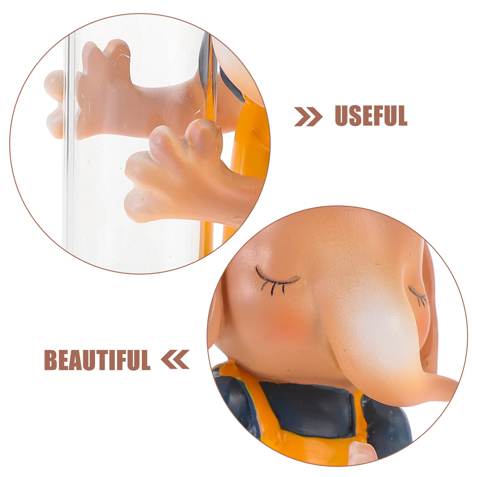 

Animal Shape Hydroponic Glass Vase Clear Tube Desktop Flower Vase for Home Decor Garden Unique Glass Vases Clear Vases