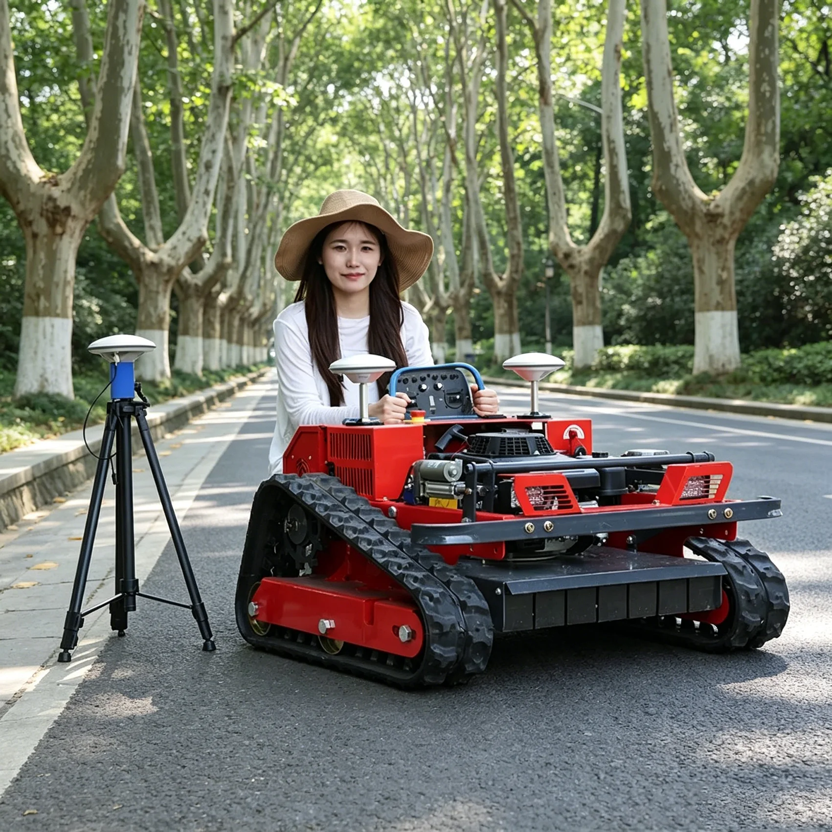 

Customized Self-propelled 4-stroke Lawn Mower, Low Noise for Residential Yard Night Mowing