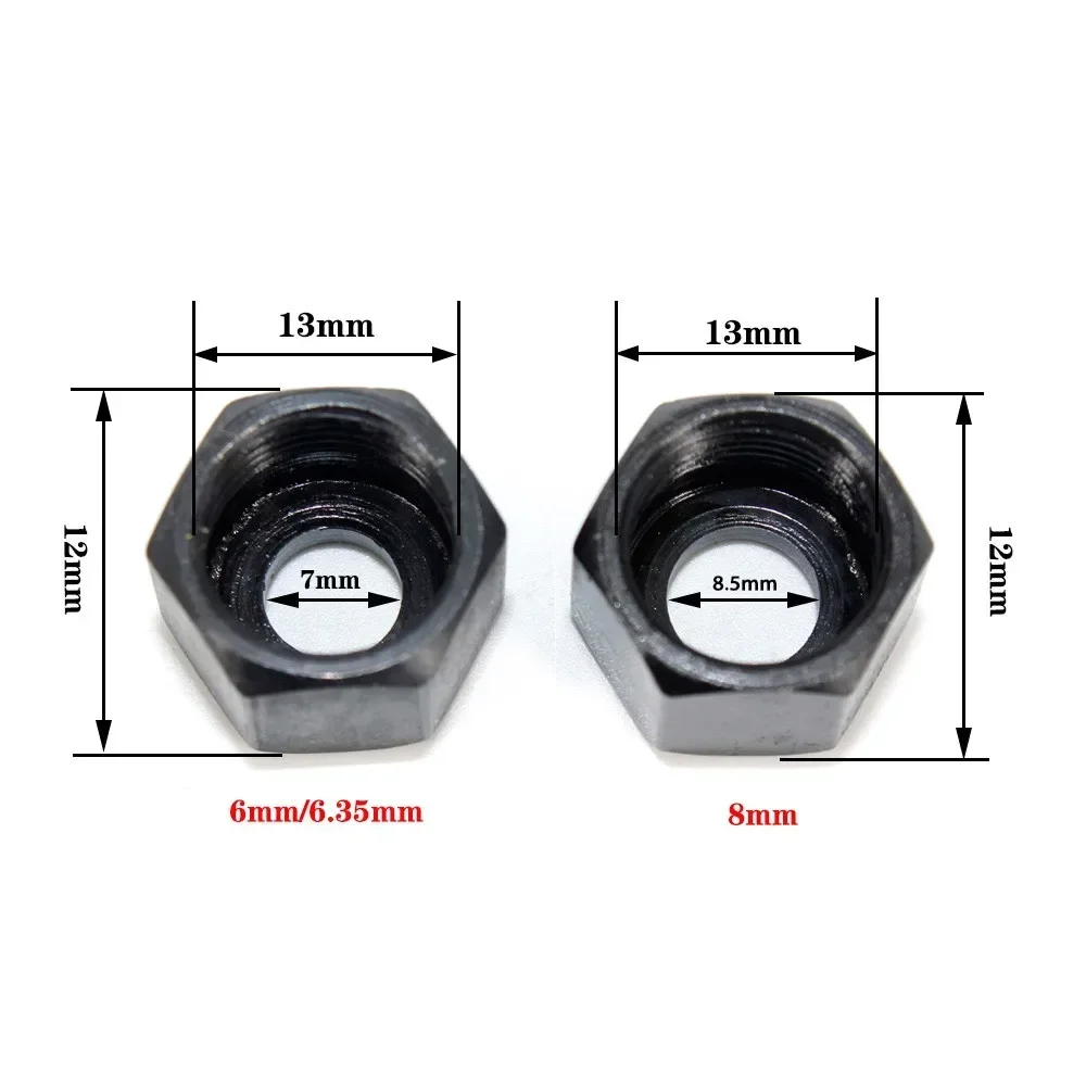 Imagem -02 - Pinça Chuck Adaptador para Gravura Máquina de Corte Router Bit Roteador Elétrico Livre Navio in mm mm Pcs por Conjunto