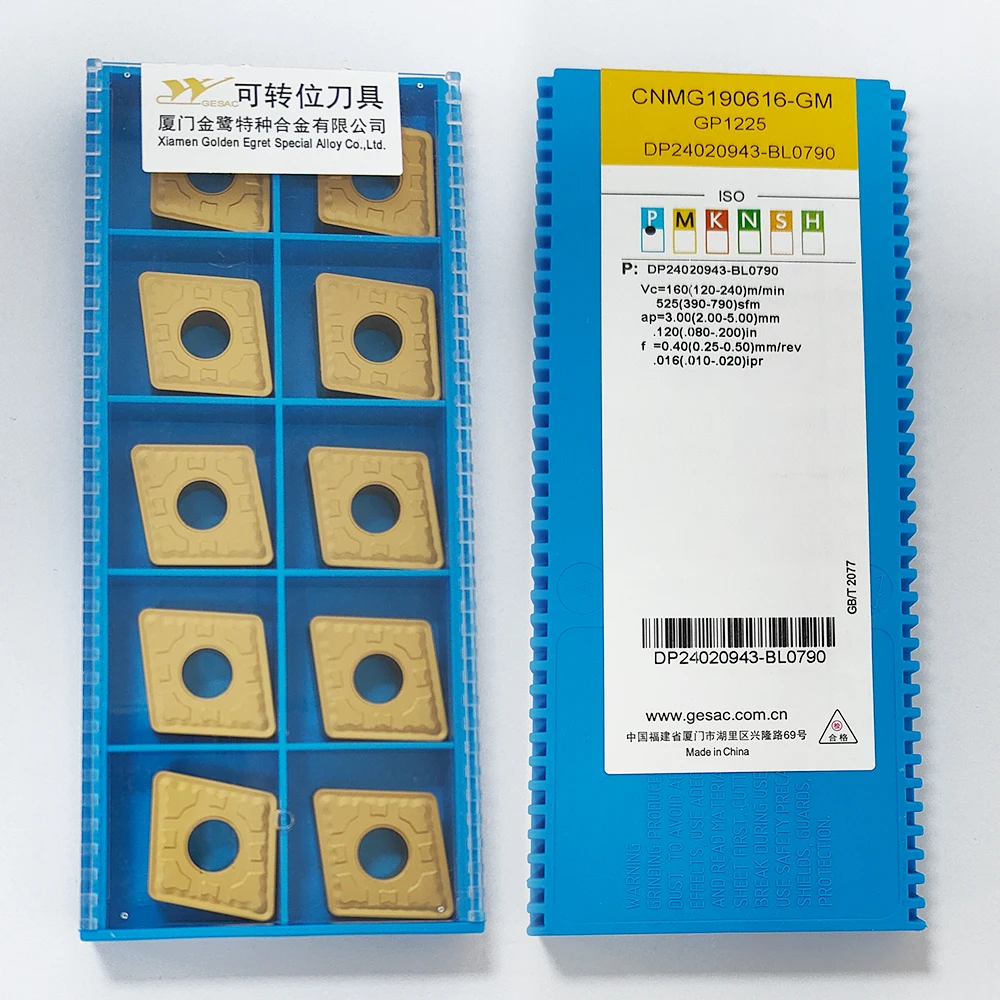 

HUAZHICHUN CNMG190616-GM GP1225 General Turning Inserts