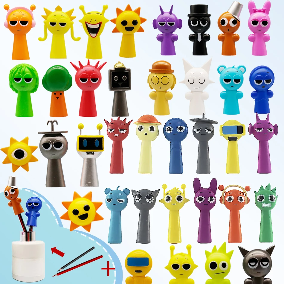 Sprunki Figures Mode Toys Sprunki Incredibox Anime Action Figures Sprunki Game Cartoon Birthday Gift Stuffed Doll Christmas Gift