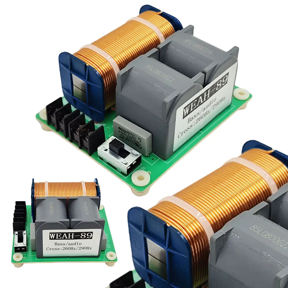 

Bass Frequency Distributor Pure Bass Subwoofer Crossover Crossover Frequency Distributor Divider for Home Theater Car Speakers