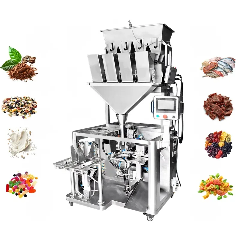 Multihead Weigher Machine, Hot Sale Advanced Automatic Multi Head Weigher Vffs Snack Food Packing Machine, Customized