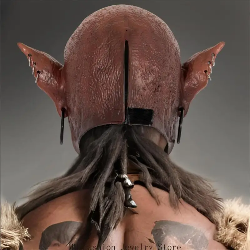 D0ub Realistyczne krwawe zombie maska ​​horror chodzący martwa maska ​​nakrycia głowy Halloween Cosplay Mask Devil Mask