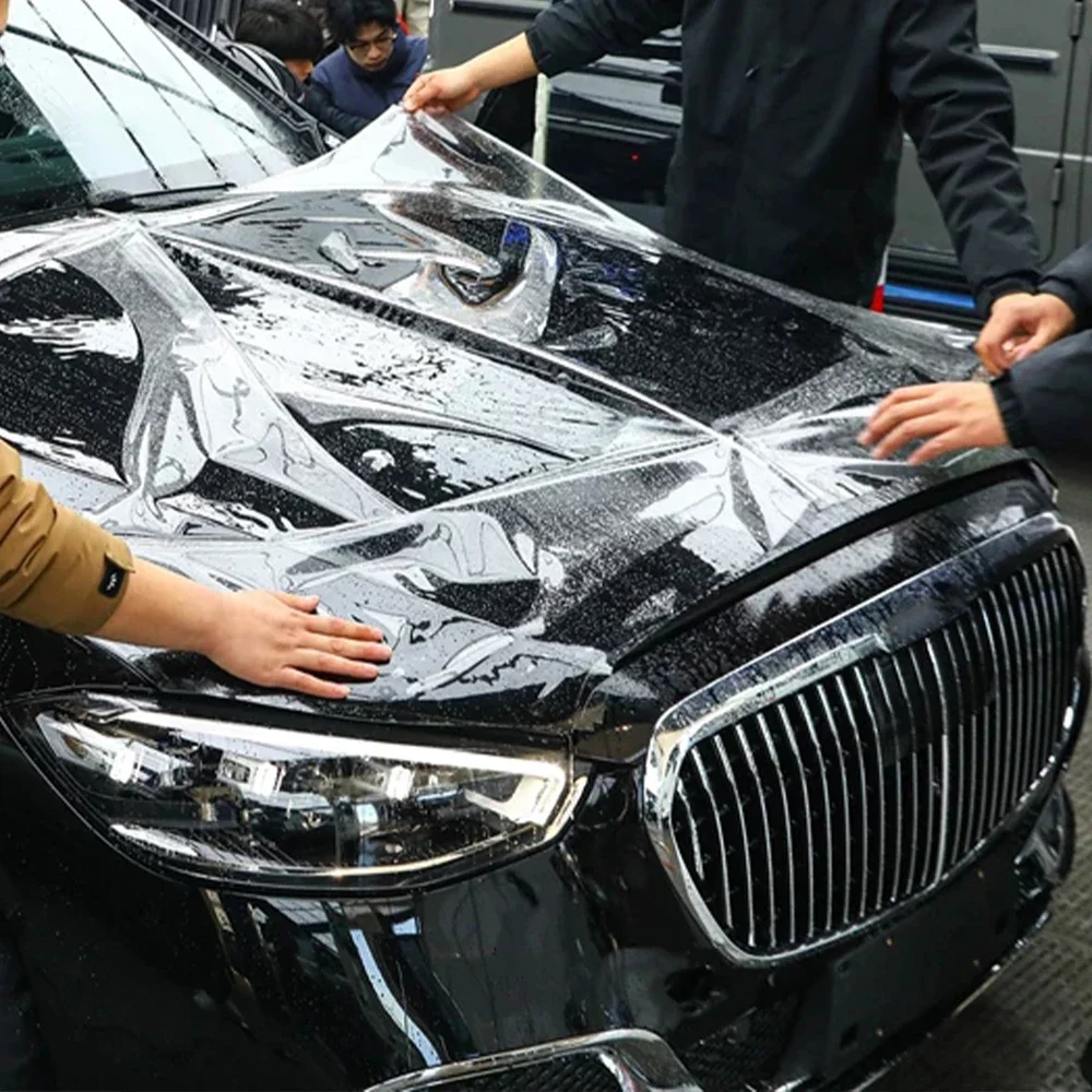 TPH Paint Protection Film PPF Clear Car Vinyl Wrap Full Body Scratch Resistant Self Healing Invisible Car Bra for Auto Vehicles