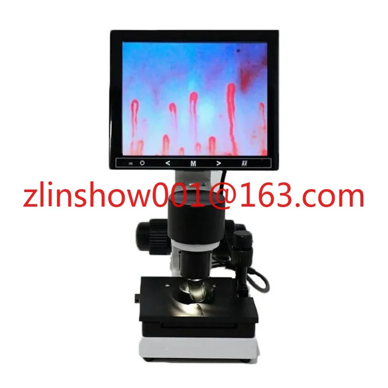 Digital Microscope Zoom Nailfold Capillary Microcirculation Detector Blood Microcirculation Analyzer with 7/8/9