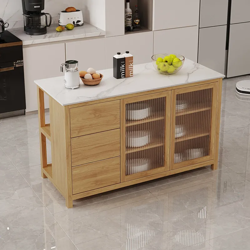 

Nordic Atmosphere Kitchen Island Coffee Elegant Creative Aesthetic Kitchen Island Moden Glass Home Furniture Mutfak Adasi XY40DT