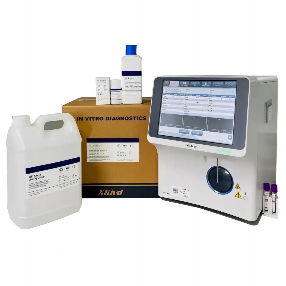 New Auto Hematology Analyzer 3-Diff Mindray BC10 CBC+3-Diff Blood Cell Counter 3-Part Automated Hematology Analyzer Mindray BC10