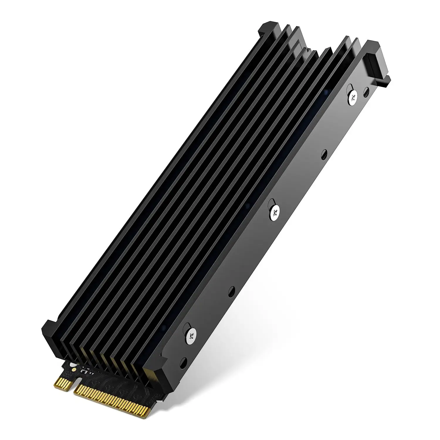 M.2 2280 SSD Heatsink Cooler for PC PS5, PCIE NVMe & M.2 SATA SSD, Dual‑Sided Heat Sink for Max Cooling Performance