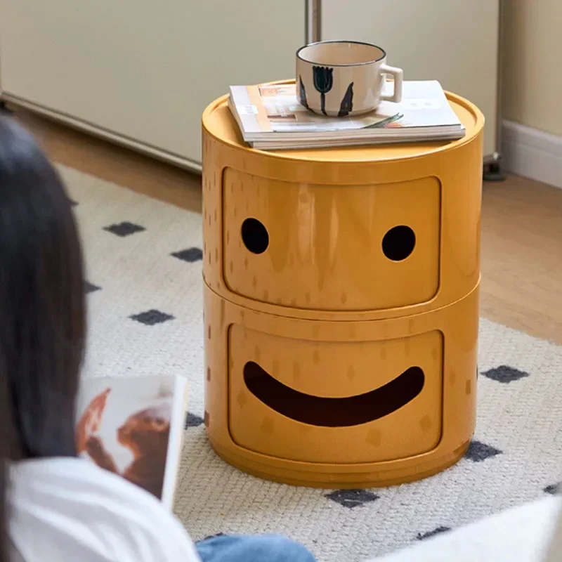 

For Modern Design Nightstands Round Nordic Salon Unique Center Coffee Tables Bedside Vanity Storage Box Locker Bedroom Furniture