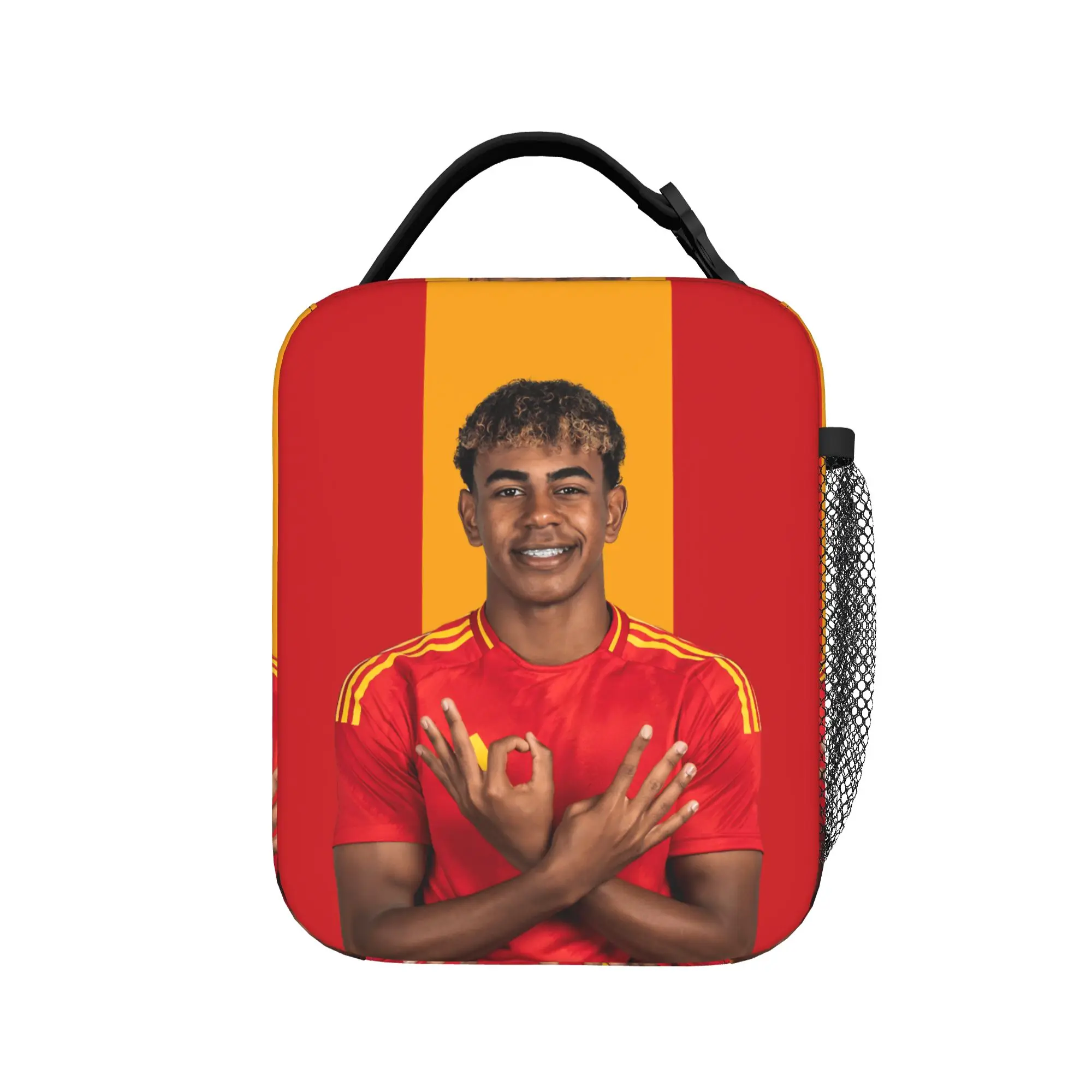 Lamine Y-Yamal Football Soccer Thermal Insulated Lunch Bags for Travel  Portable Food Bag Thermal Cooler Lunch Boxes