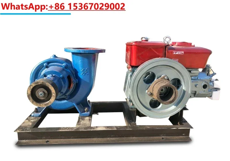 6-inch HW mixed flow high flow centrifugal  engine pump for drought resistance, flood control, and sewage discharge