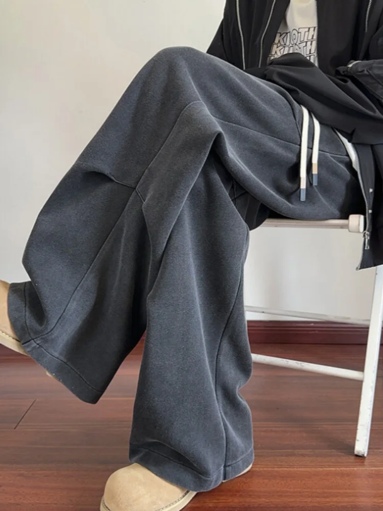 

Мужские брюки Waed Vintage: прямые, плиссированные, функциональные, в стиле парашютиста, американский уличный стиль, весна-осень