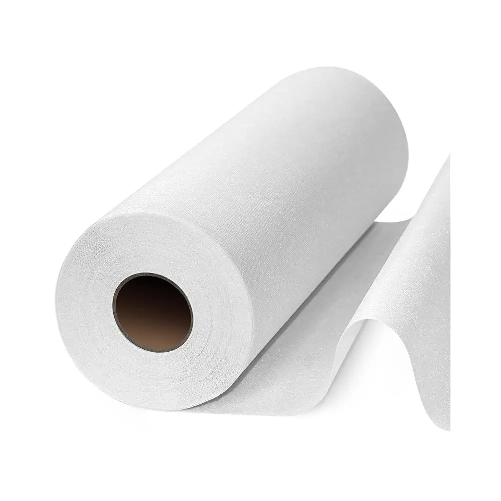 

Medium Weight White Iron-On Non-Woven Fusible Interfacing: 11.6\ x 30yd Medium Weight Non-Woven Interfacing Iron On Polyeste