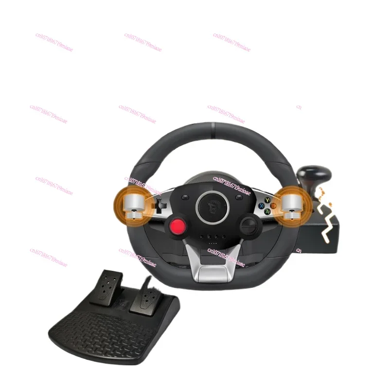 

270 degree steering programmable buttons compatible with multi-platform racing driving simulation game steering wheel