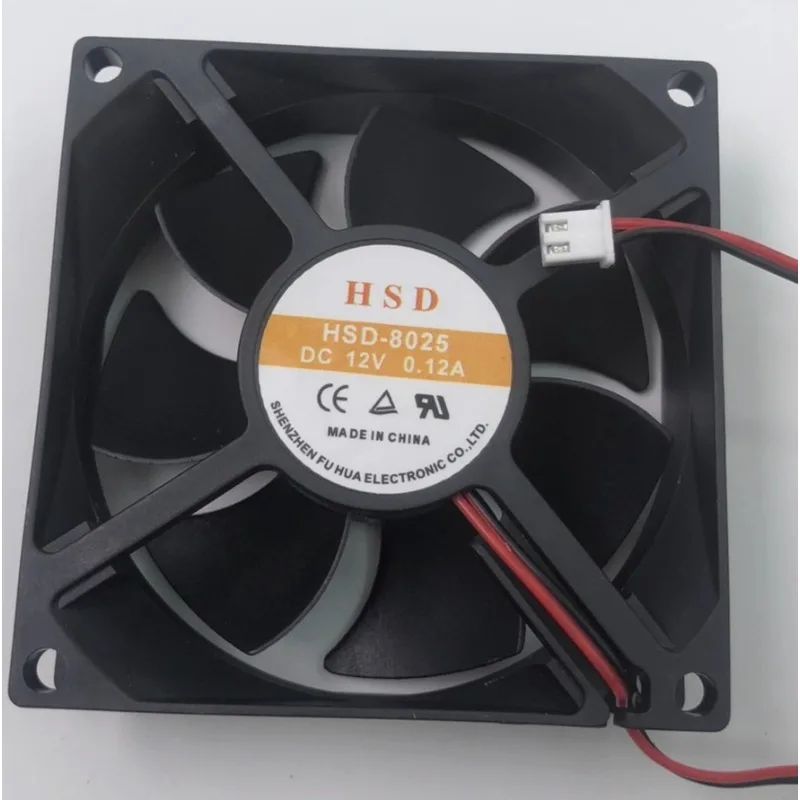 

Новый охлаждающий вентилятор для HSD-8025 12 В 0,12 А 8025 Охлаждающий вентилятор 80*80*25 мм