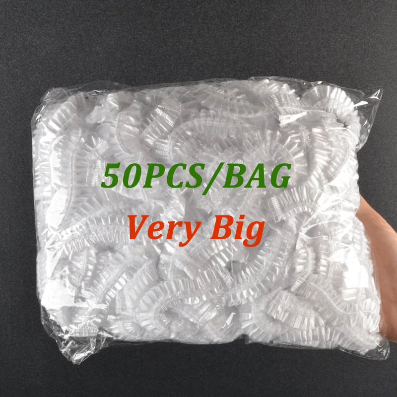 35-120CM Disposable Food Cover Bag Large Elastic Plastic Wrap Food Grade Food Lids For Household Baking Tray Fresh Saver Dust